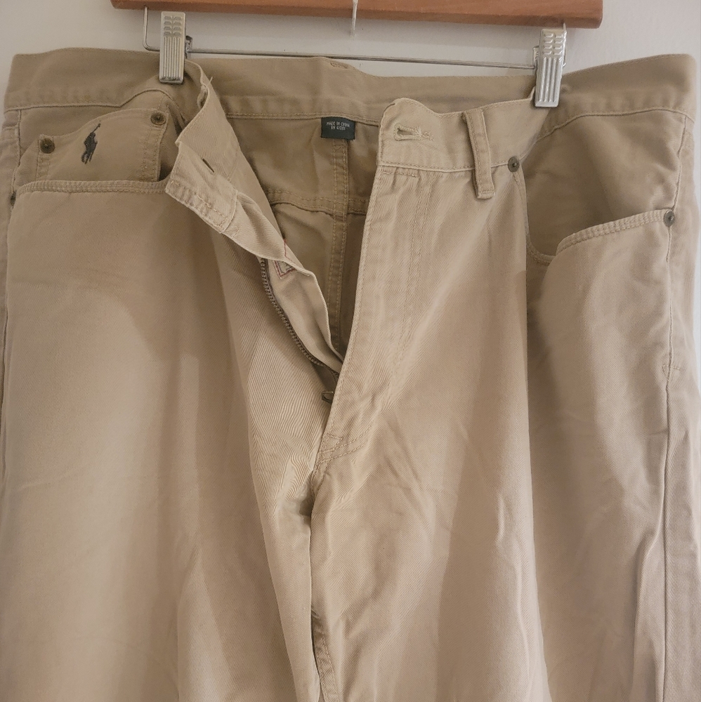 Ralph lauren polo kaki jean style 40x32 Nwot & washed - Picture 1 of 9